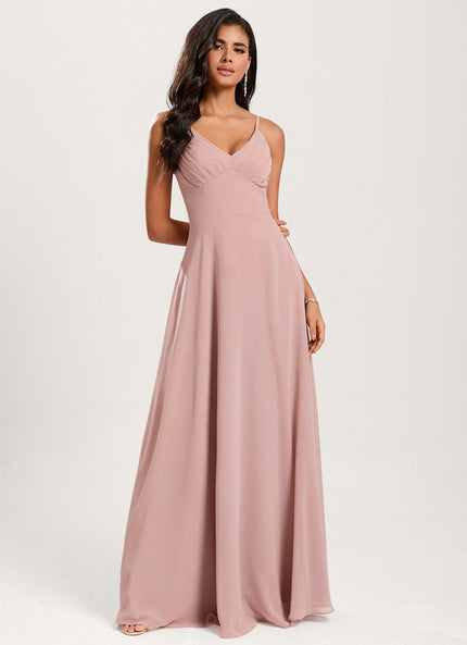 Robe Trapèze Mousseline Fendue