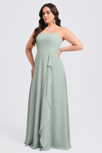 Robe Trapèze Flottante Aqua - gallery 8