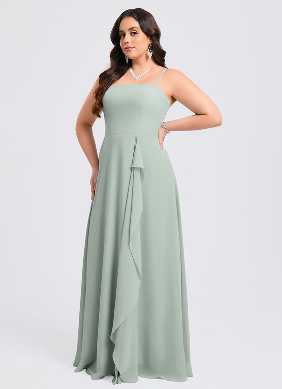 Robe Trapèze Flottante Aqua - gallery 8