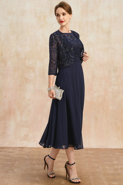 Robe Trapèze Symphonie Marine - gallery 3
