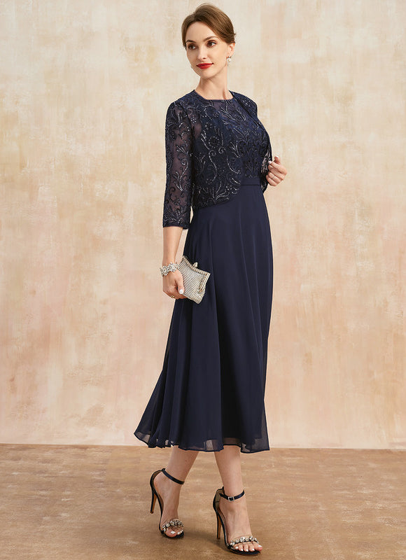 Robe Trapèze Symphonie Marine - gallery 3