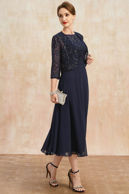 Robe Trapèze Symphonie Marine - gallery 3