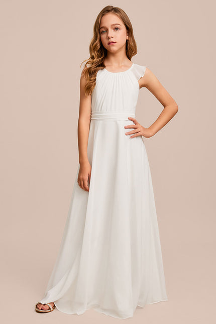 Robe Trapèze Bleu Doux Éclat - gallery 5