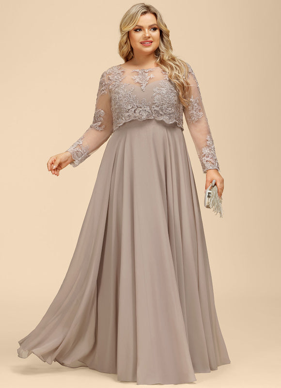 Robe Trapèze Longue Violetée - gallery 6