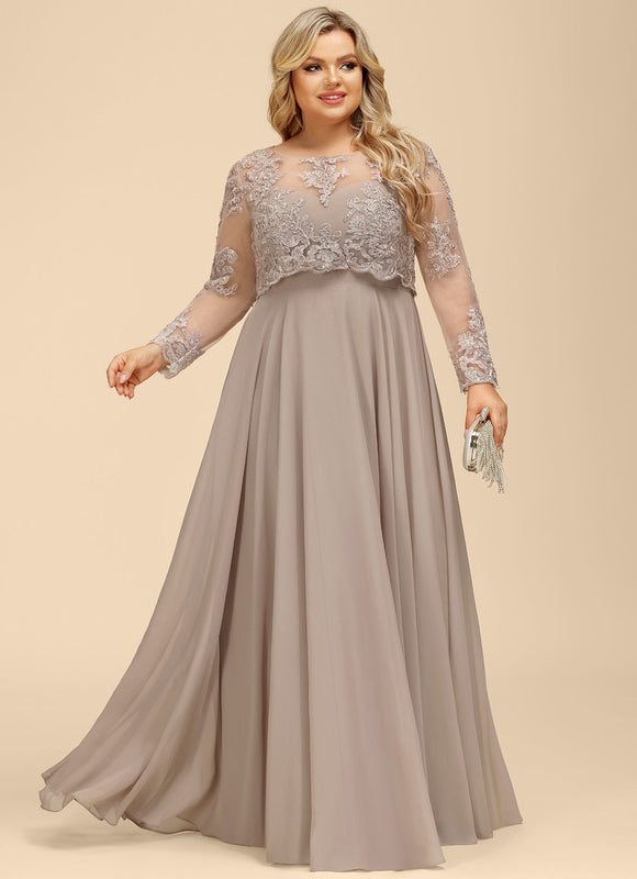 Robe Trapèze Longue Violetée - gallery 6