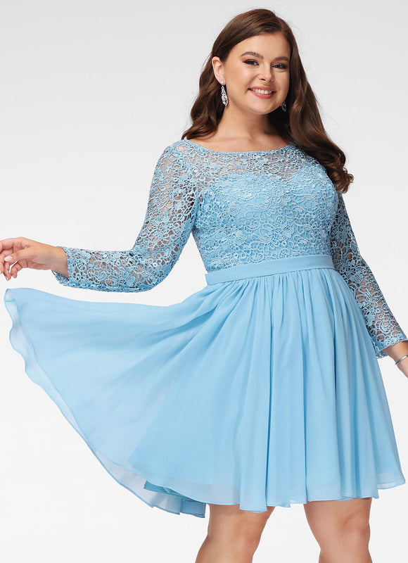 Robe Trapèze Courte Festive - gallery 4
