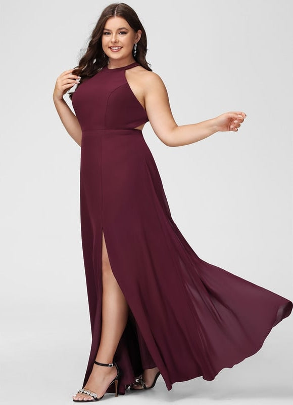Robe Trapèze Vert Émeraude Longue Rayée - gallery 9