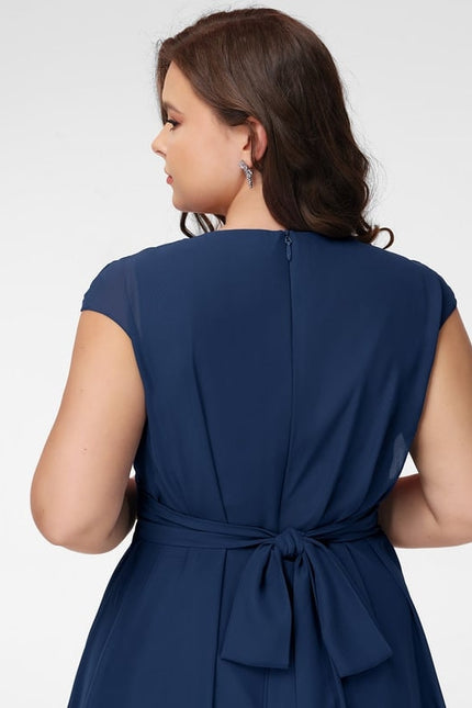 Robe Trapèze Émeraude Volante - gallery 8