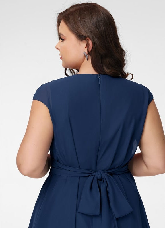 Robe Trapèze Émeraude Volante - gallery 8