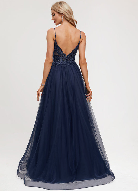 Robe Trapèze Sublime Chiffon Étoilé - gallery 5