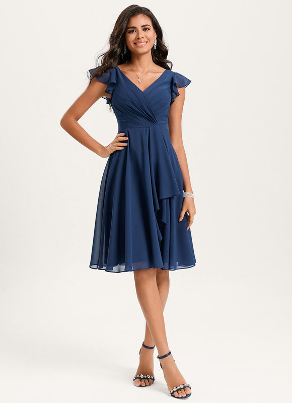 Robe Trapèze Émeraude Volante - gallery 1