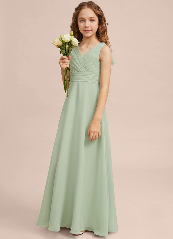 Robe Trapèze Vert Doux Éclat