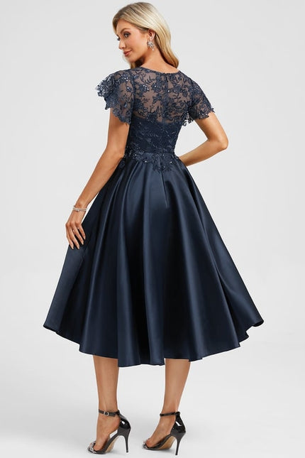 Robe De Cocktail Trapeze - gallery 5