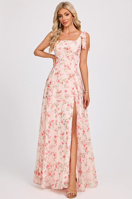Robe Trapèze Élégante Vert Clair - gallery 2