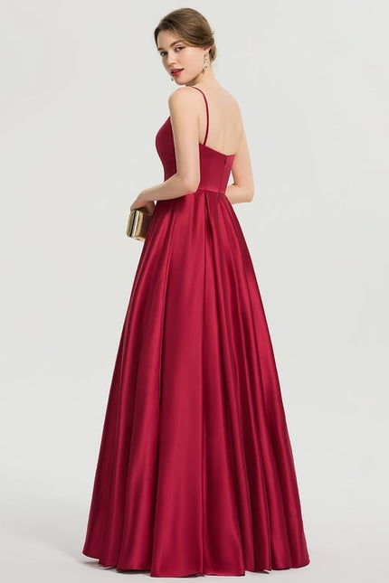 Robe Trapèze Noir Satiné Élégance - gallery 3
