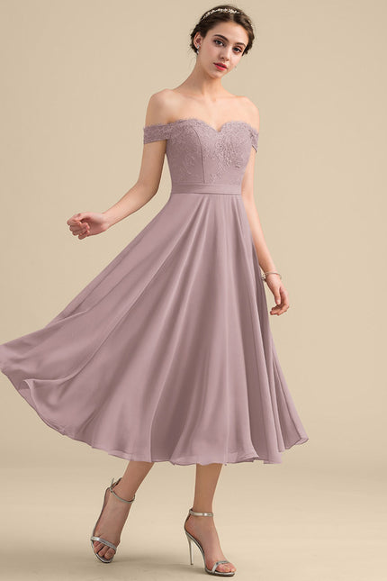 Robe Trapèze Rêve Lavande - gallery 2
