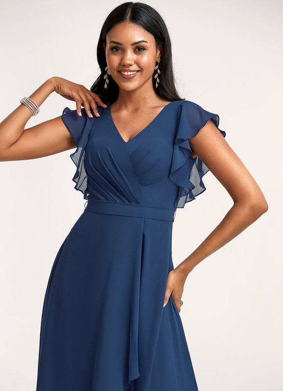 Robe Trapèze Fluide Asymétrique - gallery 1