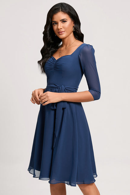 Robe Trapèze Émeraude Volante - gallery 2