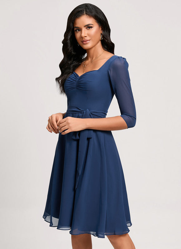 Robe Trapèze Émeraude Volante - gallery 2