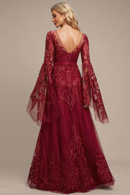 Robe Trapeze Rouge Femme - gallery 3