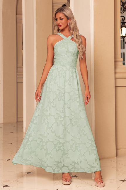 Robe Trapèze Aube Verte - gallery 3