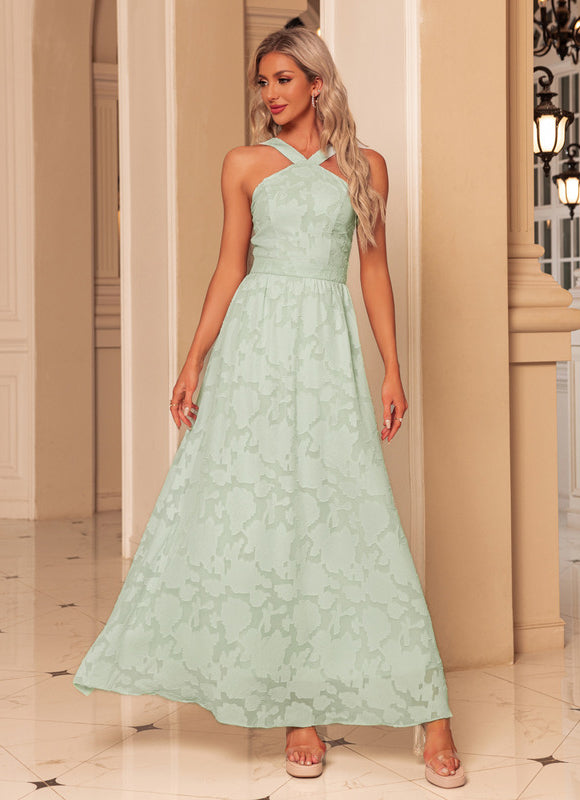 Robe Trapèze Aube Verte - gallery 3