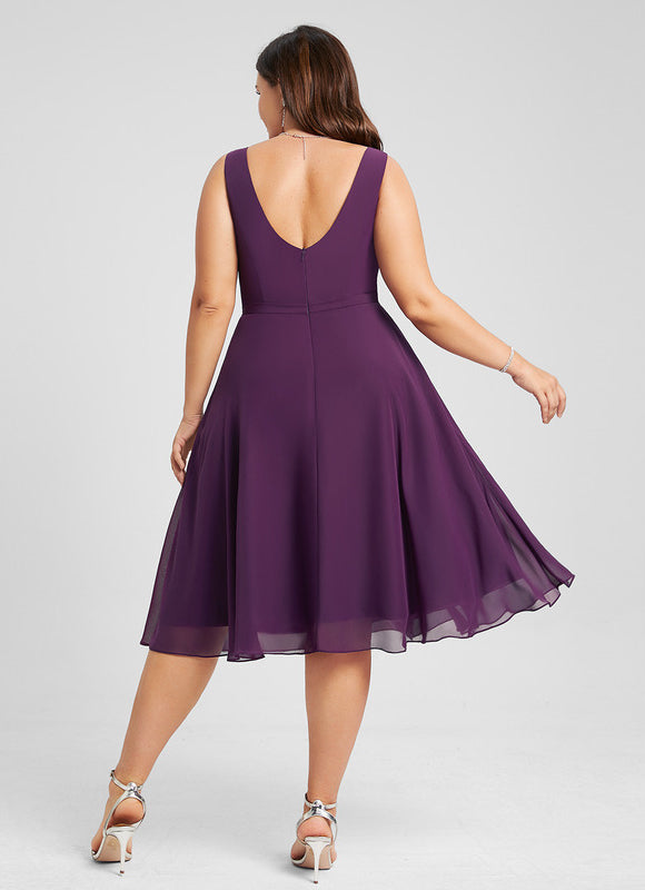 Robe Trapèze Violet Éclipse - gallery 9