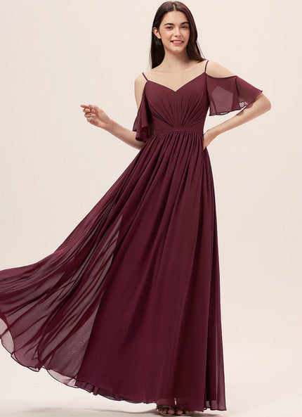Robe Trapèze Mousseline Fendue