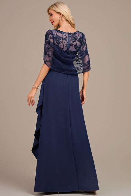 Robe Trapèze Élégance Marine Couture - gallery 5