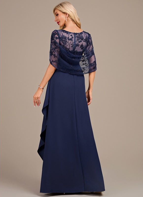 Robe Trapèze Élégance Marine Couture - gallery 5