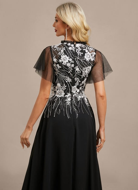 Robe Trapèze Nocturne Éclatante - gallery 6