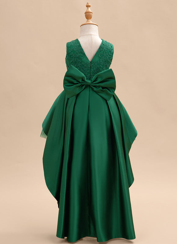 Robe Trapèze Émeraude Enfant - gallery 4