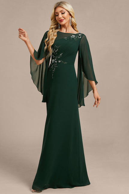 Robe Trapeze Col Bateau - gallery 4