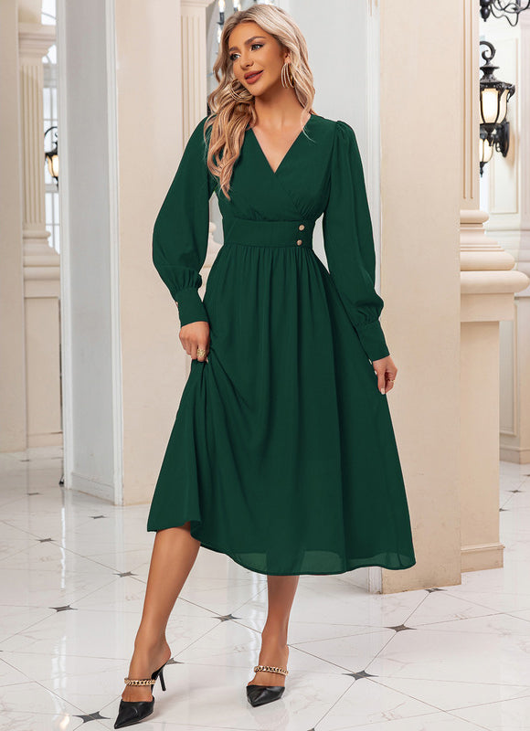 Robe Trapeze Volant - gallery 8