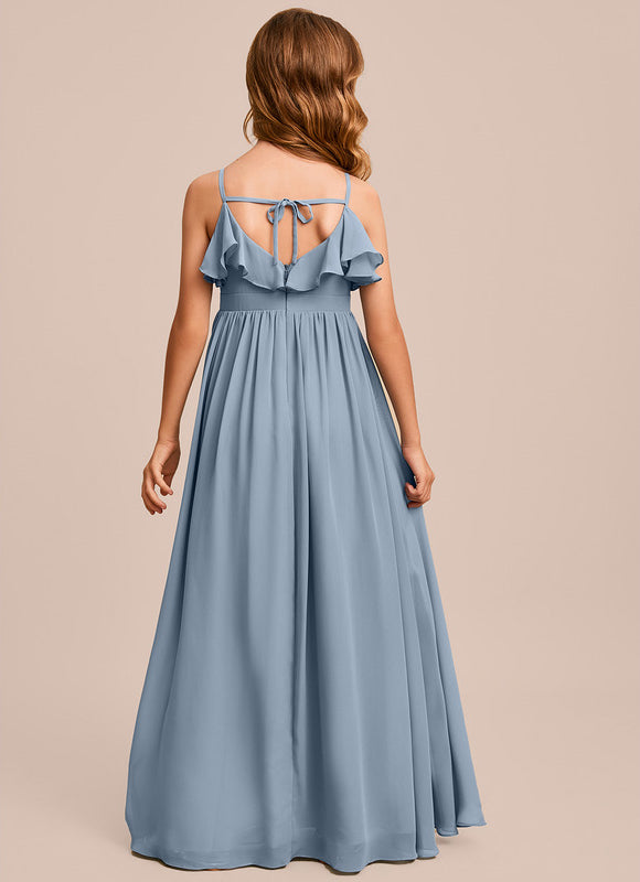 Robe Trapèze Vert Doux Éclat - gallery 5