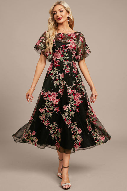Robe Trapèze Floral Envolée