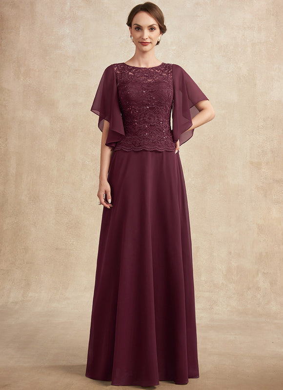 Robe Trapèze Longue Violetée - gallery 4