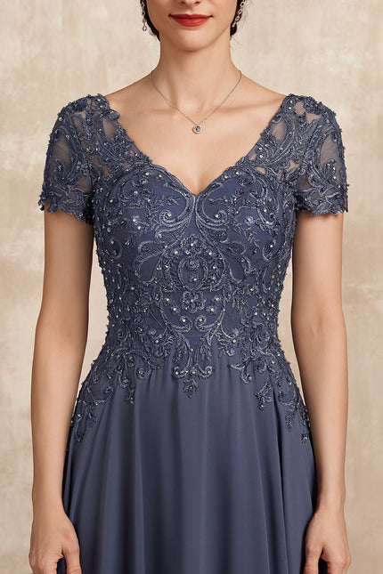 Robe Trapèze Satinée Étoilée - gallery 2