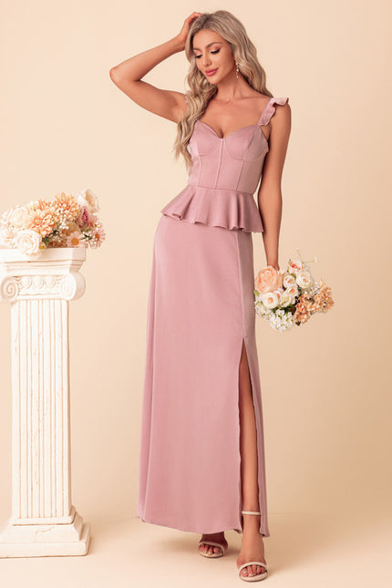 Robe Trapèze Satin Chic Maxi - gallery 2