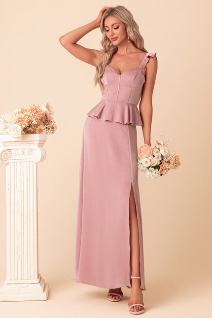 Robe Trapèze Satin Chic Maxi - gallery 2