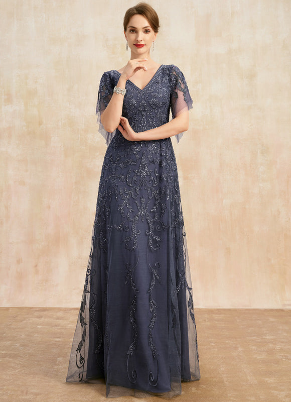 Robe Trapèze Élégance Tulle Cristal - gallery 2