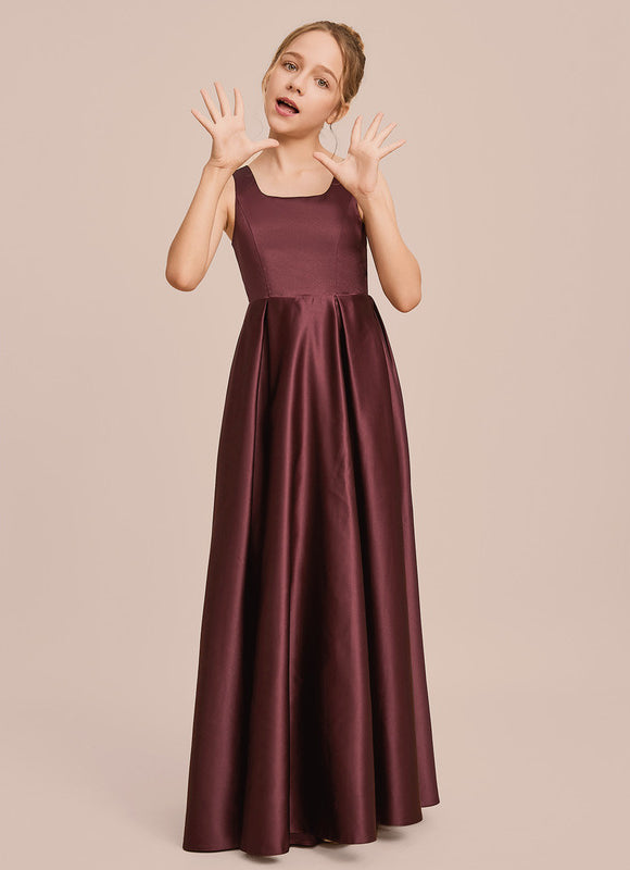 Robe Trapèze Satin Ciel Doux - gallery 4