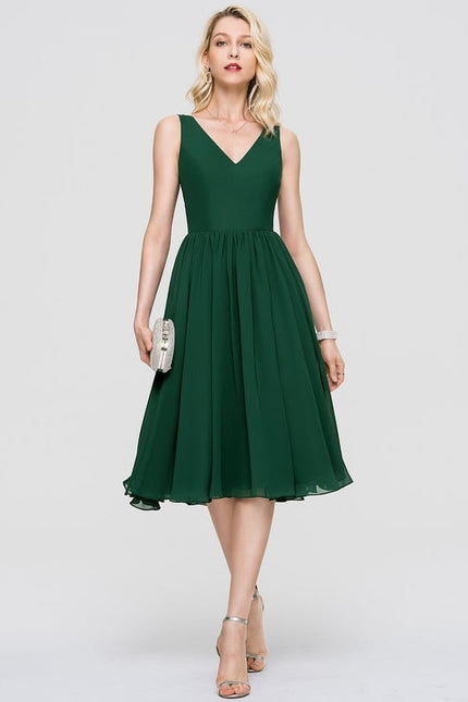 Robe Trapèze Drapé Élégant Chic - gallery 7
