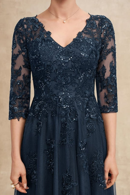Robe Trapèze Élégance Tulle Cristal - gallery 7