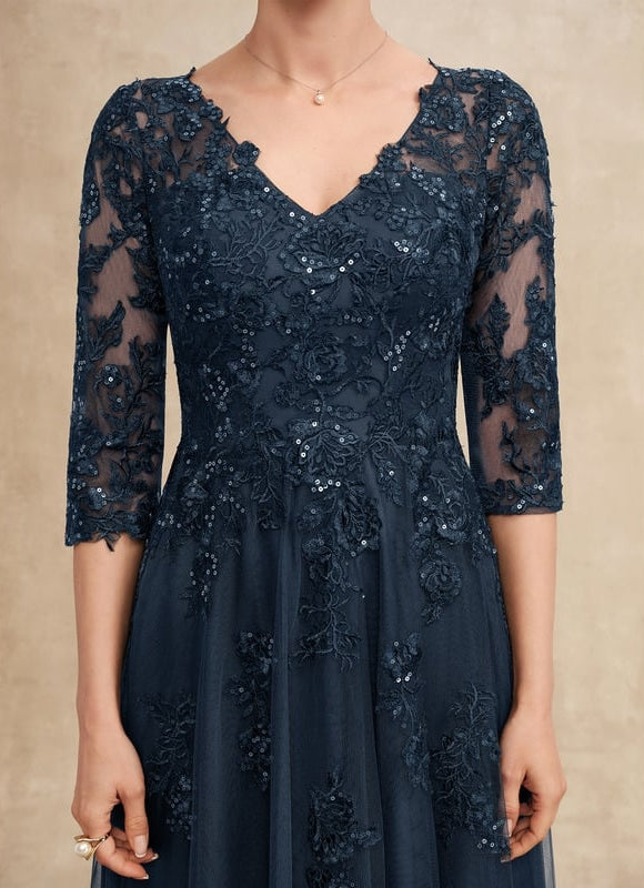 Robe Trapèze Élégance Tulle Cristal - gallery 7