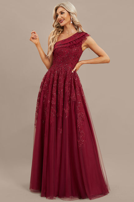 Robe Trapèze Bourgogne Étoilé - gallery 4