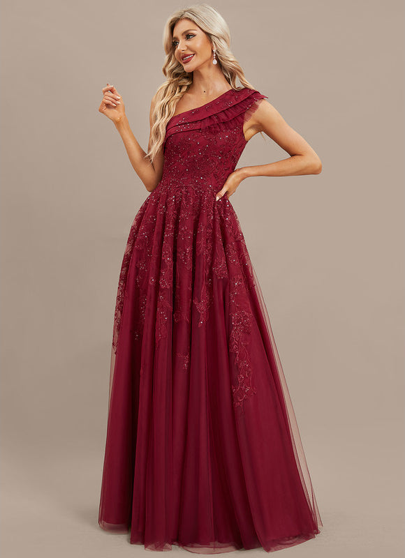 Robe Trapèze Bourgogne Étoilé - gallery 4