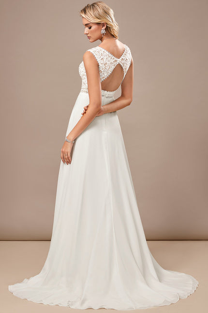 Robe Trapèze Éthérée Satinée - gallery 4
