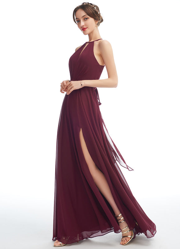 Robe Trapèze Évanescence Florale - gallery 1