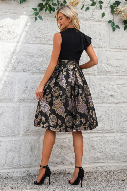 Robe Trapèze Florale Luxe - gallery 4